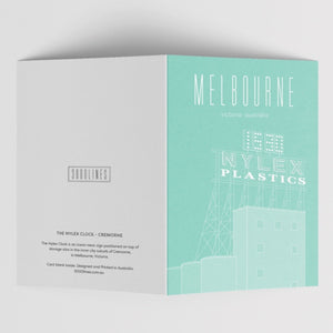 Melbourne Landmark Art Print Greeting Cards