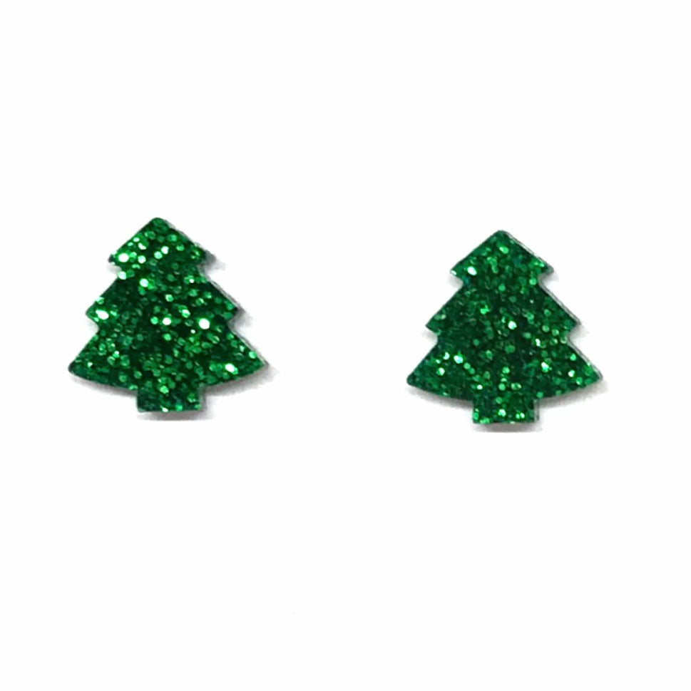 Christmas Tree Small Stud Earrings