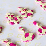 Polymer Clay Handmade Earrings - Lemon & Raspberry Dragonfruit