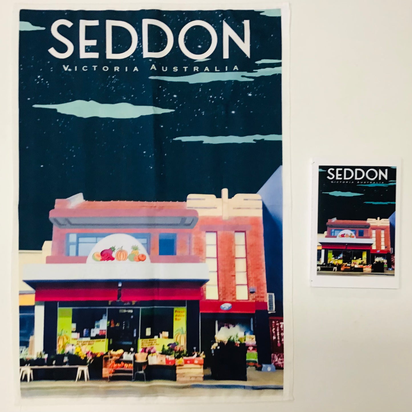 Tea Towel - Seddon Has Heart (Pompello)