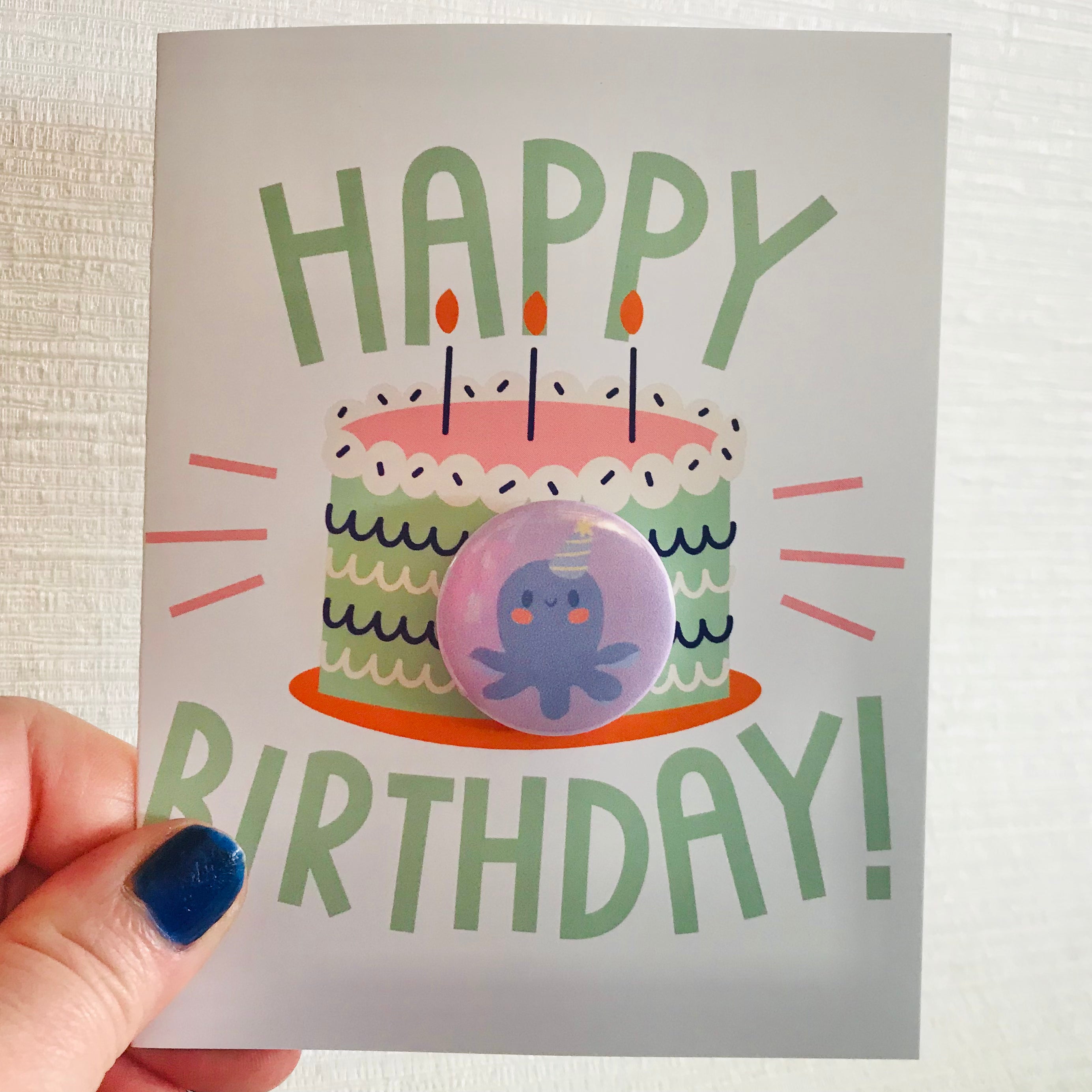 Badge Birthday Cards