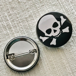 Pirate Jolly Rodger Set of Badges