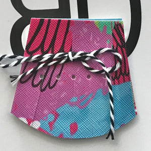 Hand painted leather, faux-leather, perspex & vinyl Shoe Tassel Fringe