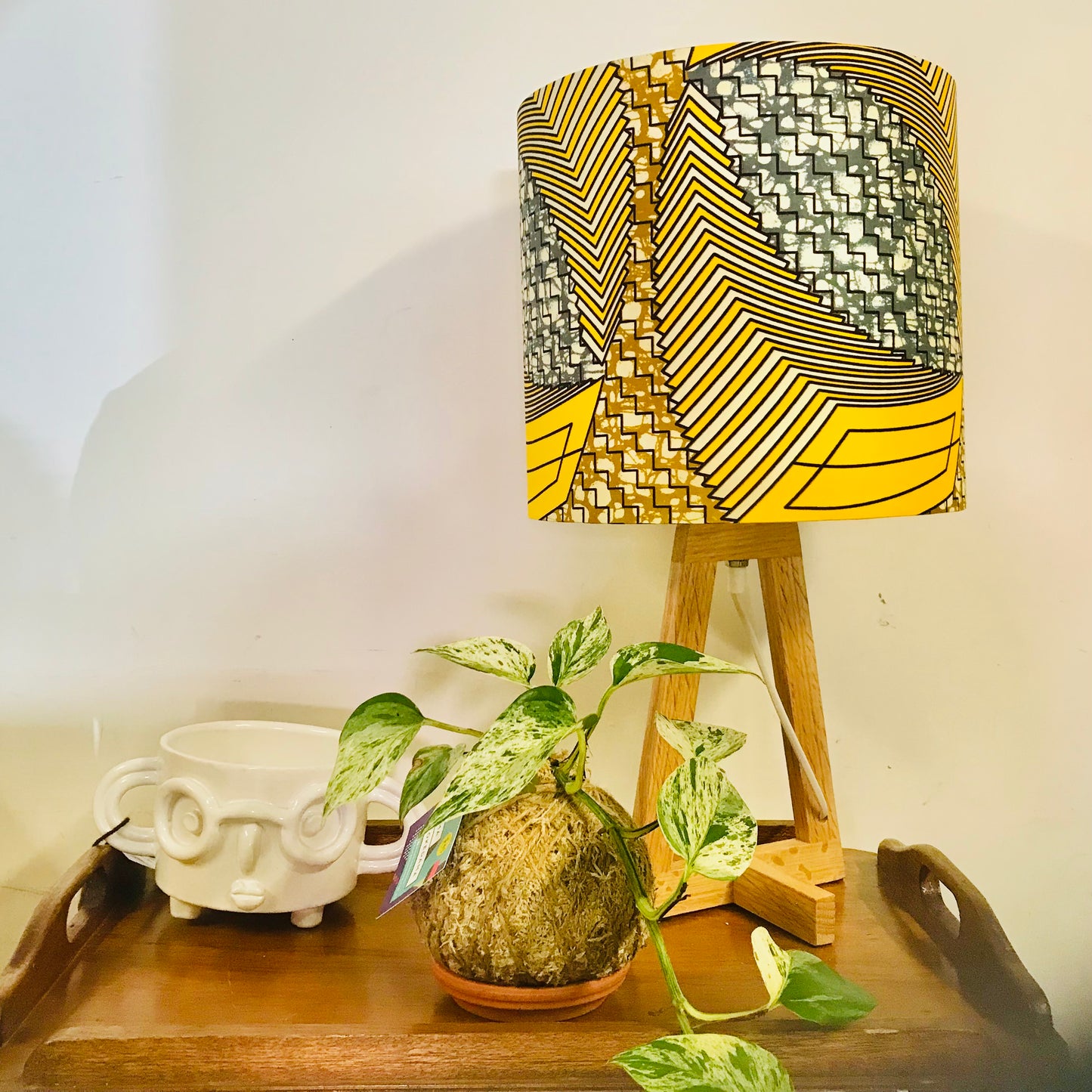 Custom Lamp Shade only - African Wax Yellow
