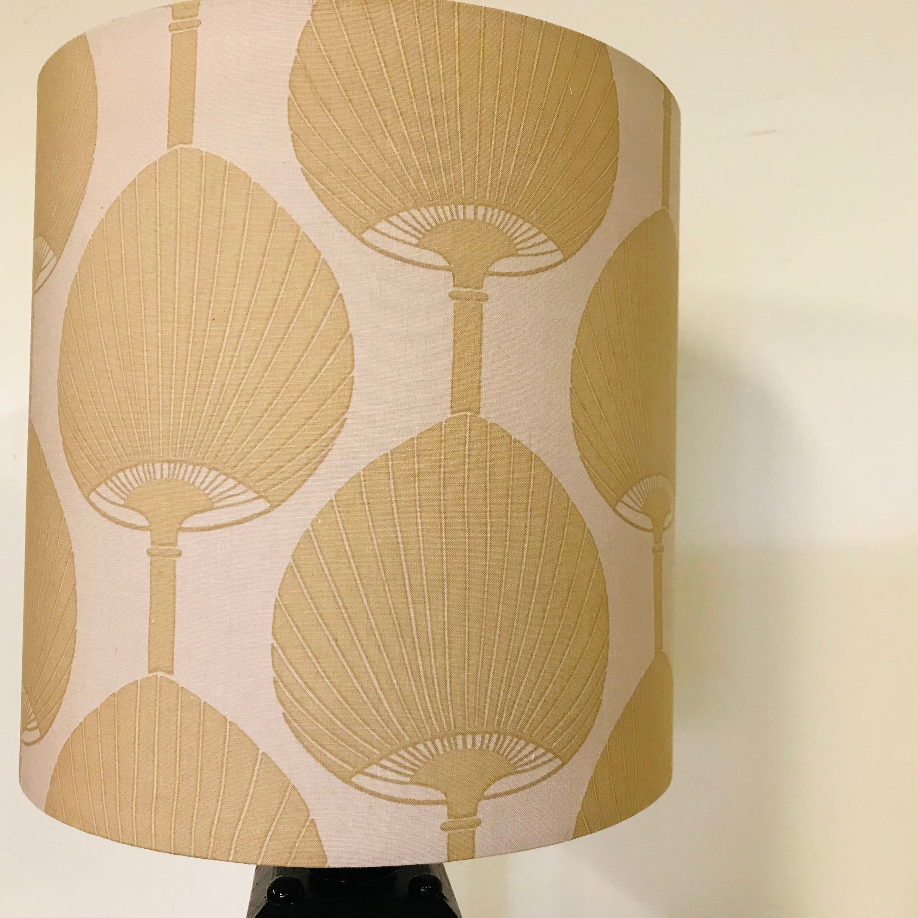 Custom Lamp Shade only - Florence Broadhurst Kabuki (Cream)