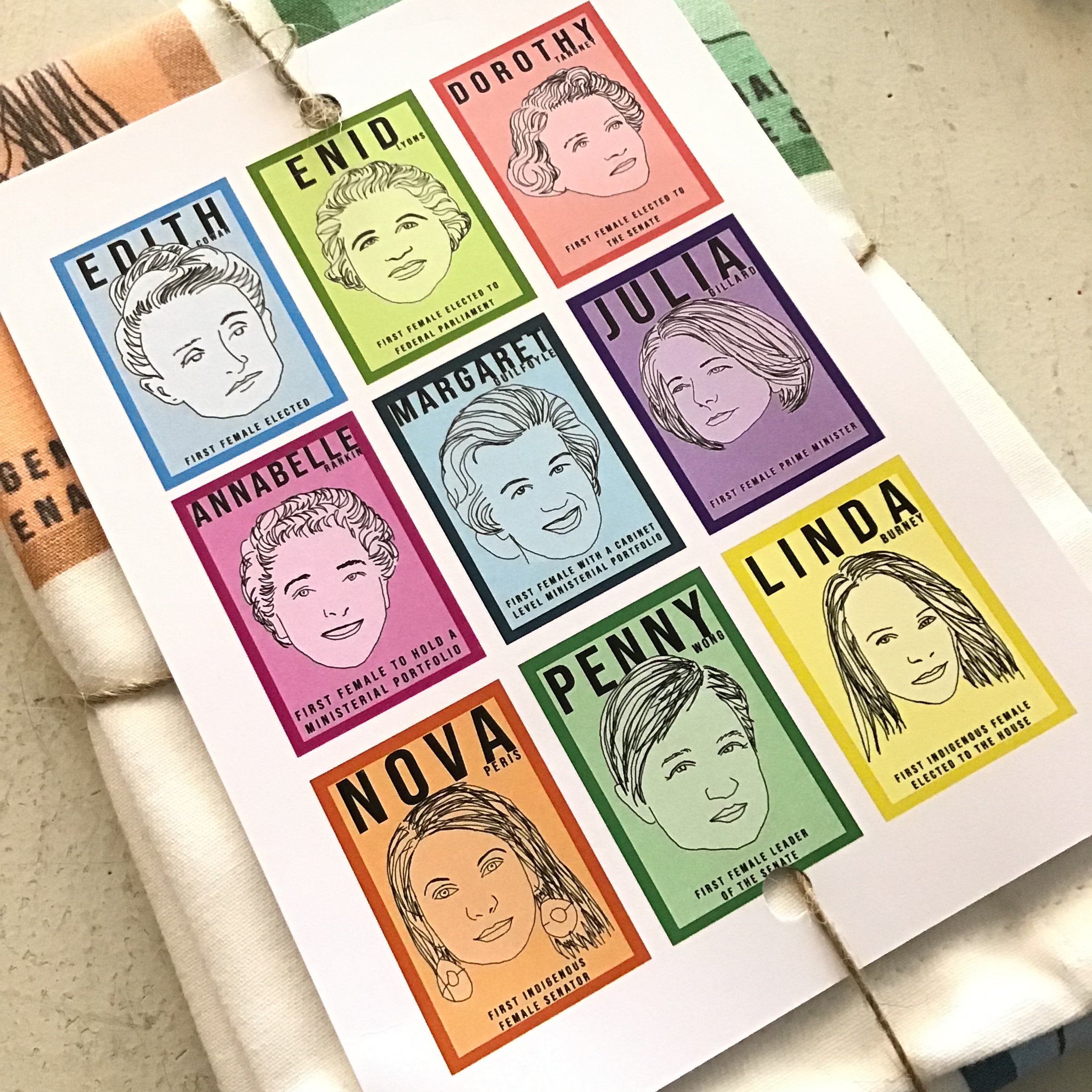Votes for Women Tea Towel
