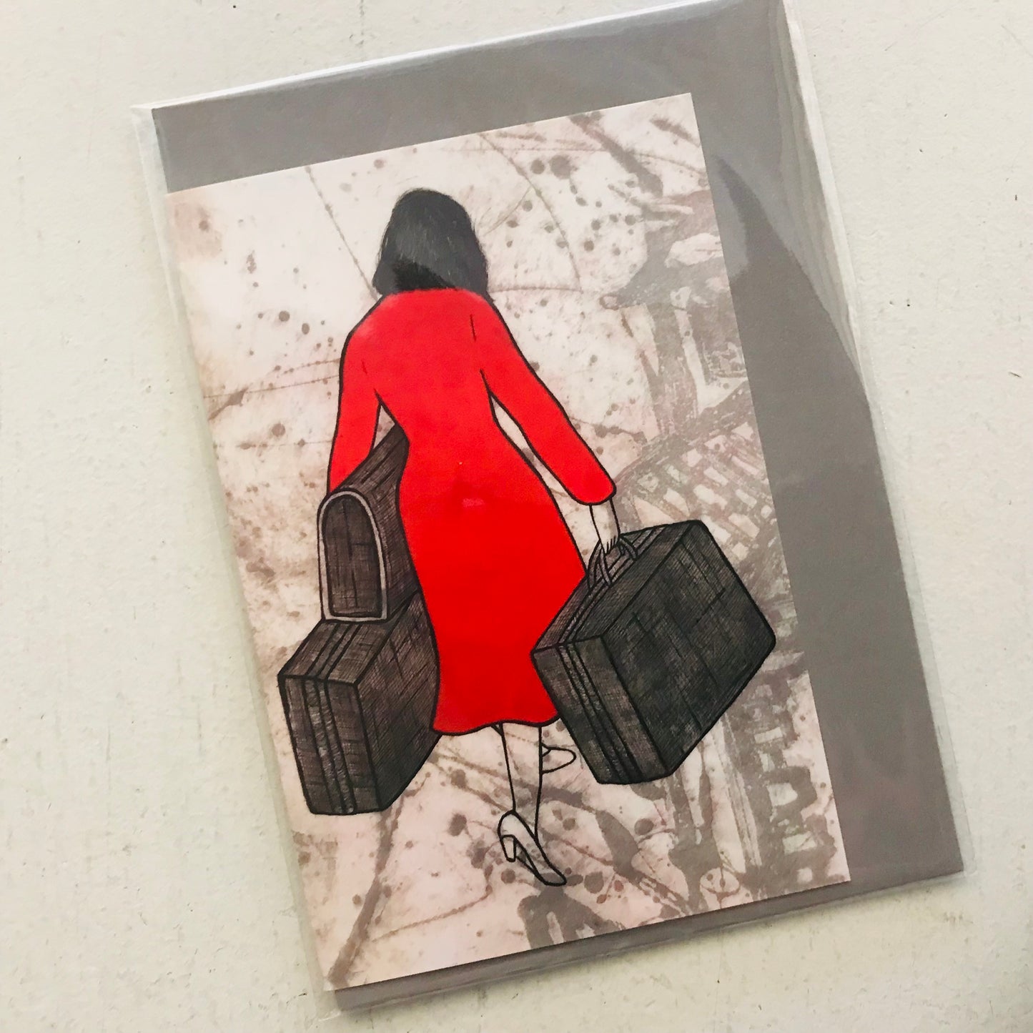 Original Art Print Blank Greeting Cards - individual