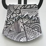 Hand painted leather, faux-leather, perspex & vinyl Shoe Tassel Fringe