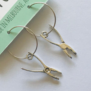 Novelty Charm Hoop Earrings