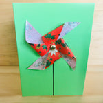 Handmade 3D Pin-Wheel Greeting Cards