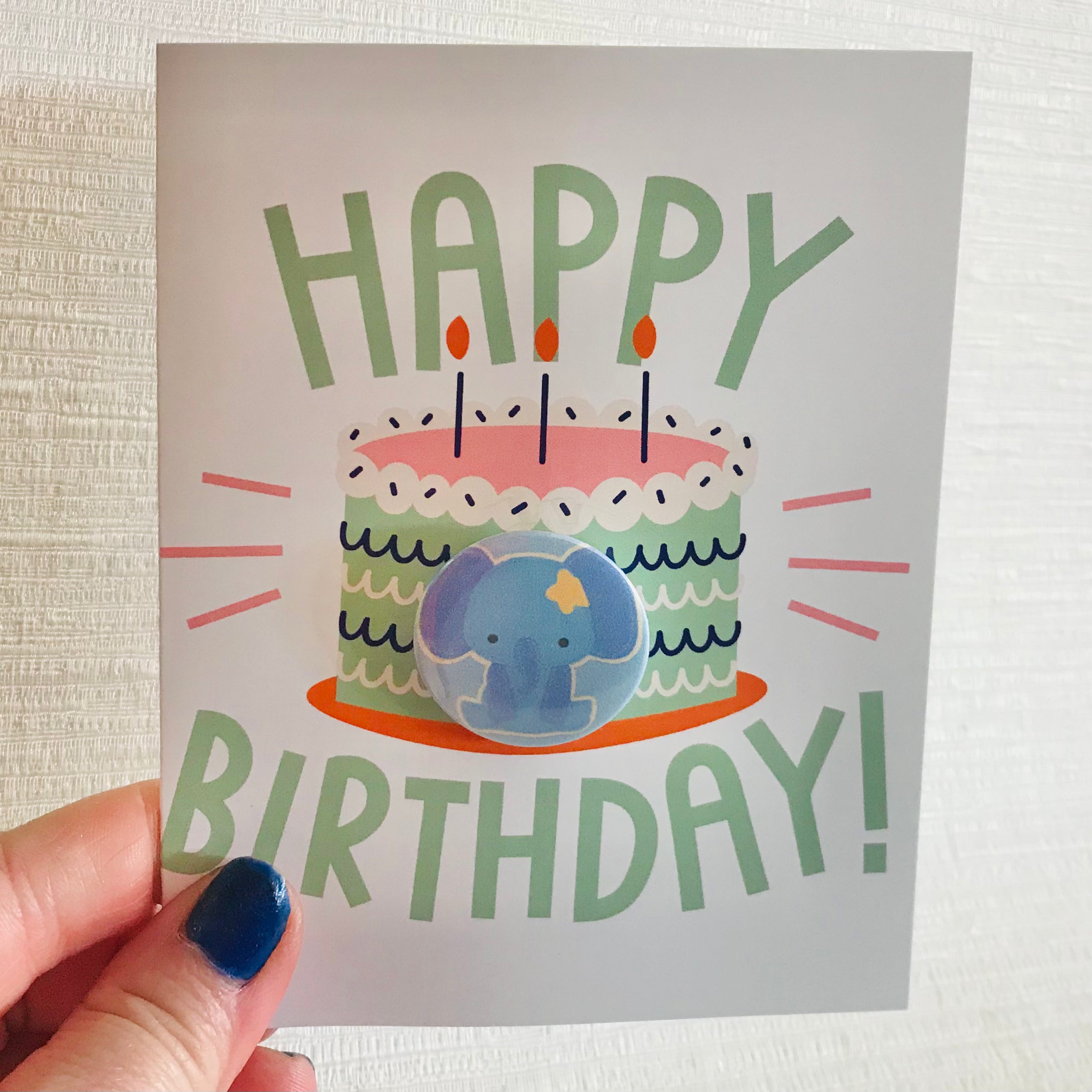 Badge Birthday Cards