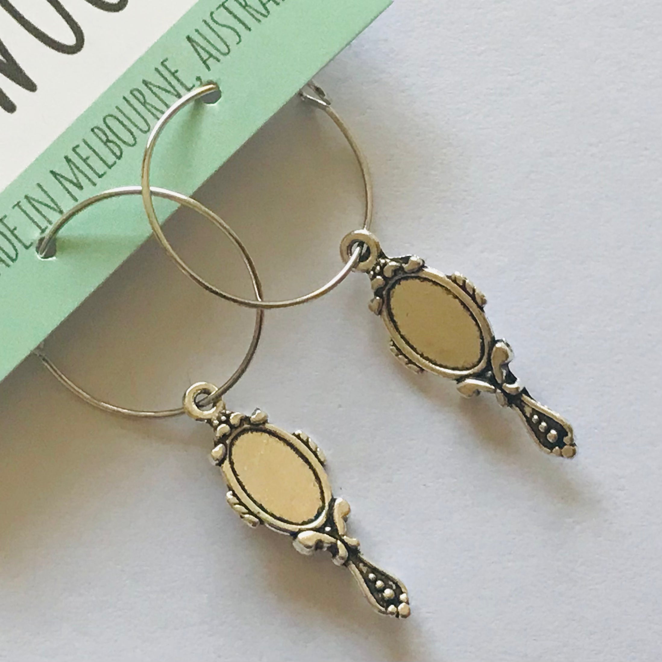 Novelty Charm Hoop Earrings