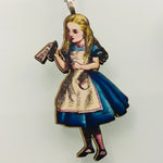 Alice in Wonderland Wood Charm Necklaces