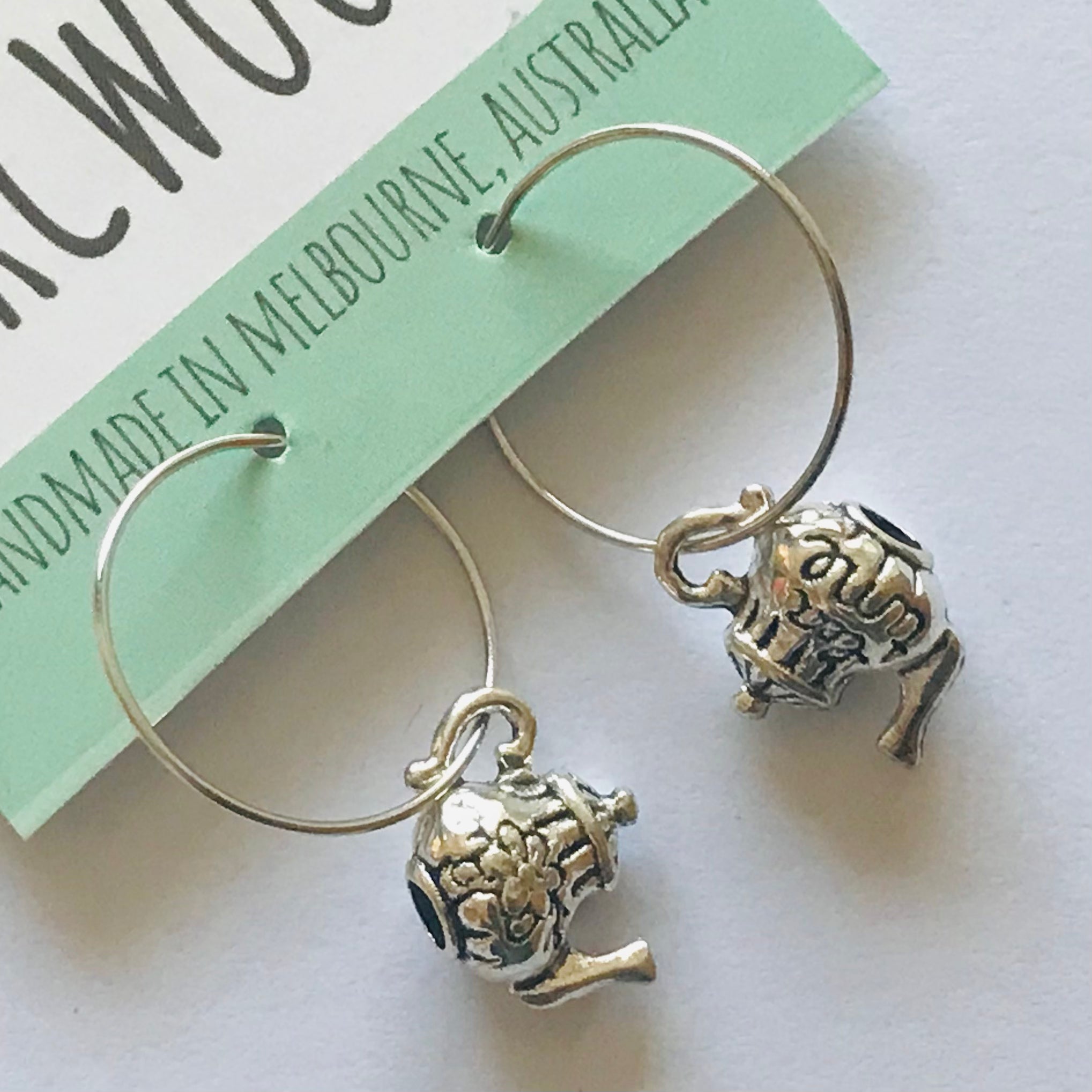 Novelty Charm Hoop Earrings