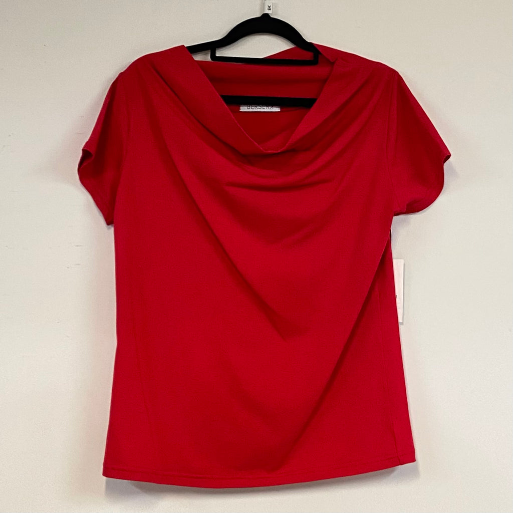 Women's Handmade Cowl Tee - Fire