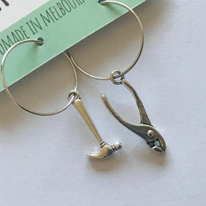 Novelty Charm Hoop Earrings