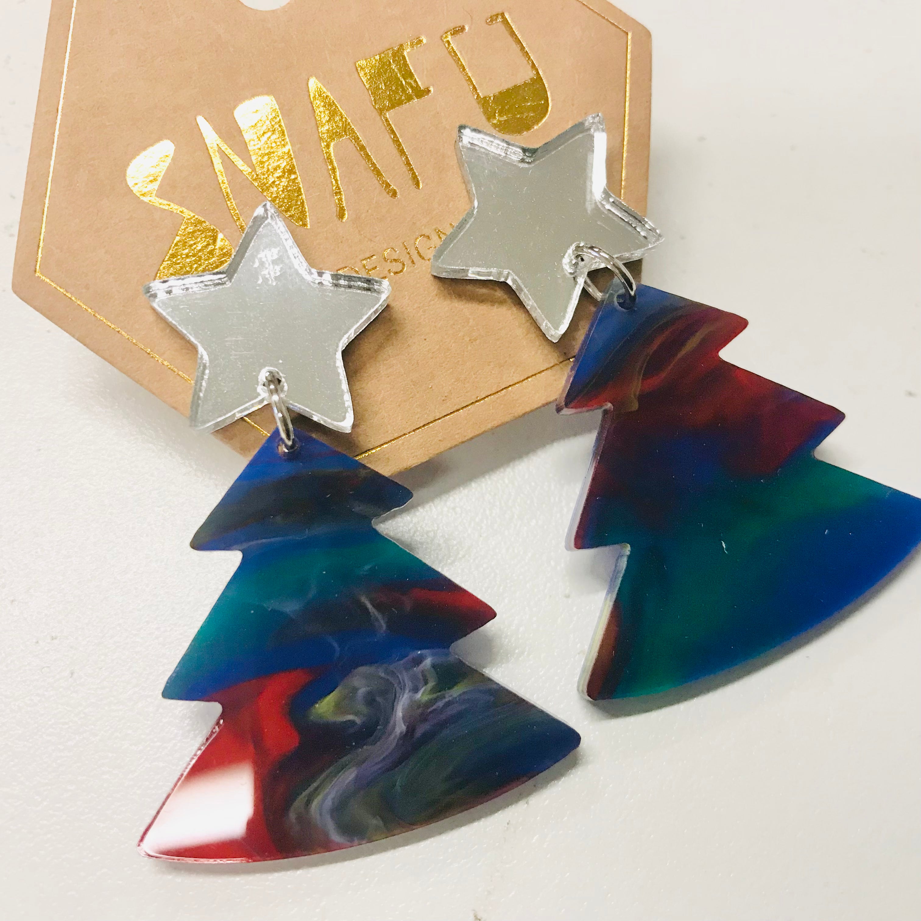 Christmas Tree Stud Earrings