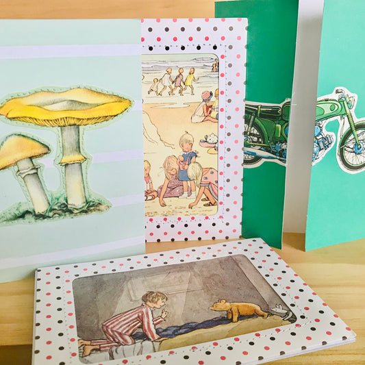 Handmade Sewn Greeting Cards