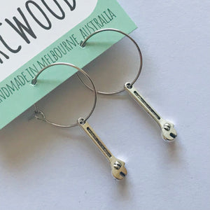 Novelty Charm Hoop Earrings