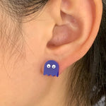Pac-Man Laser Cut Stud Earrings