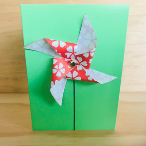 Handmade 3D Pin-Wheel Greeting Cards