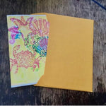 Mixed Media Recycled A6 Art Print Greeting Cards with Envelopes
