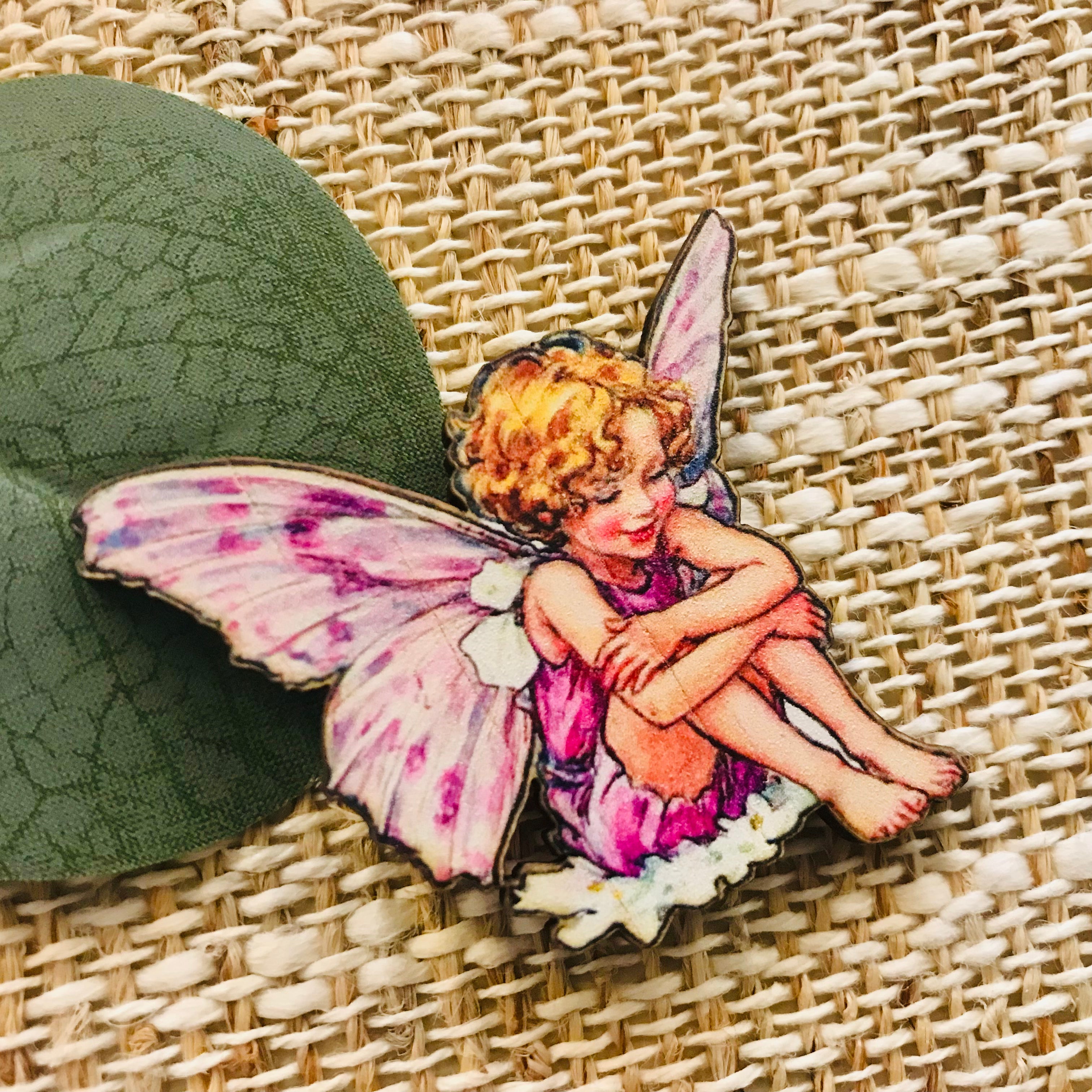 Fairy Wood Brooches