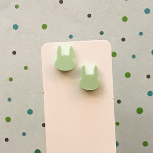 Novelty Studs Earrings - Graphic Acrylic