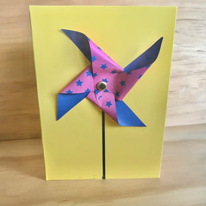 Handmade 3D Pin-Wheel Greeting Cards