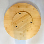 Lazy Susan Spinning Wood & Resin Serving Board