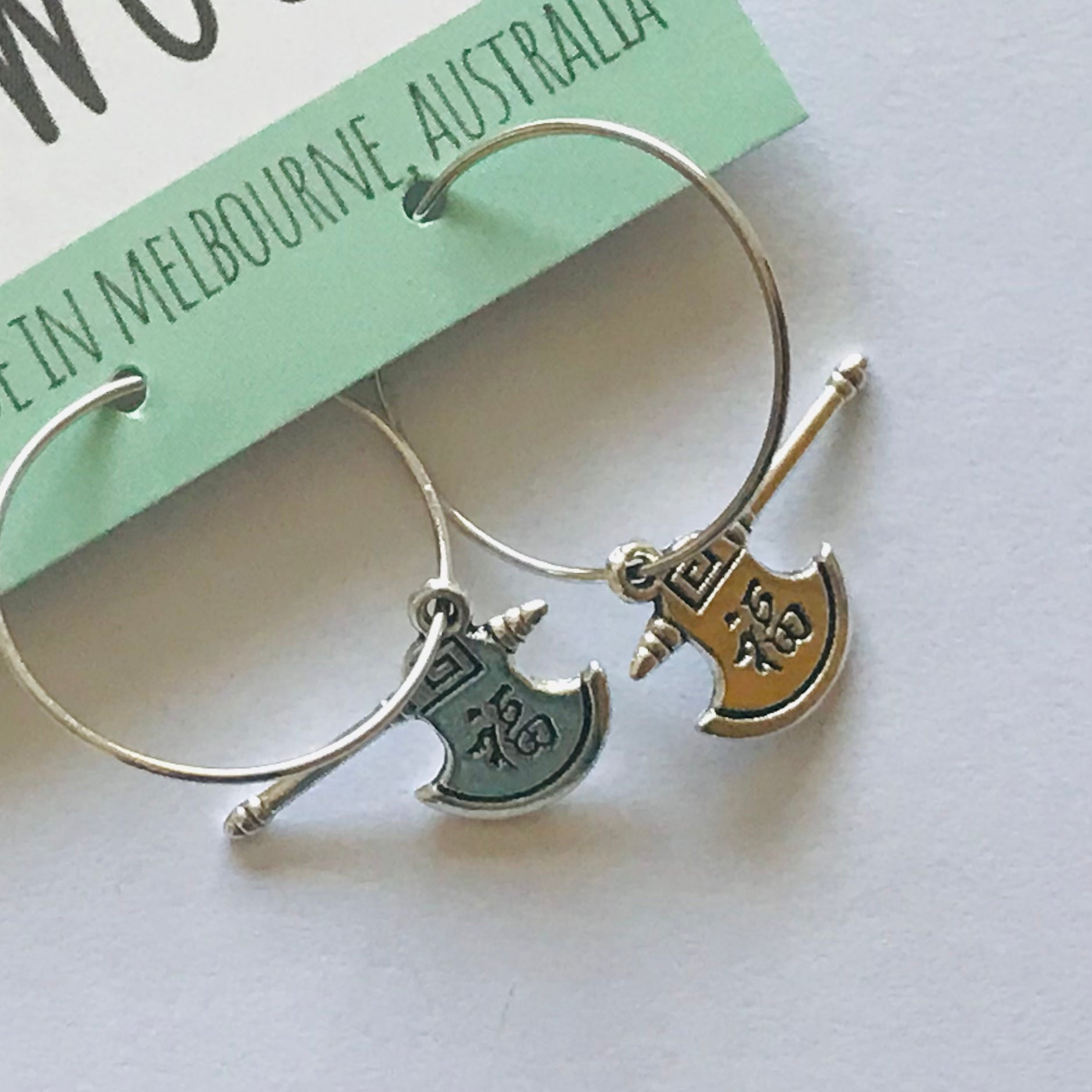 Novelty Charm Hoop Earrings