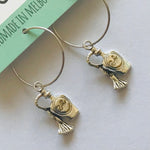 Novelty Charm Hoop Earrings