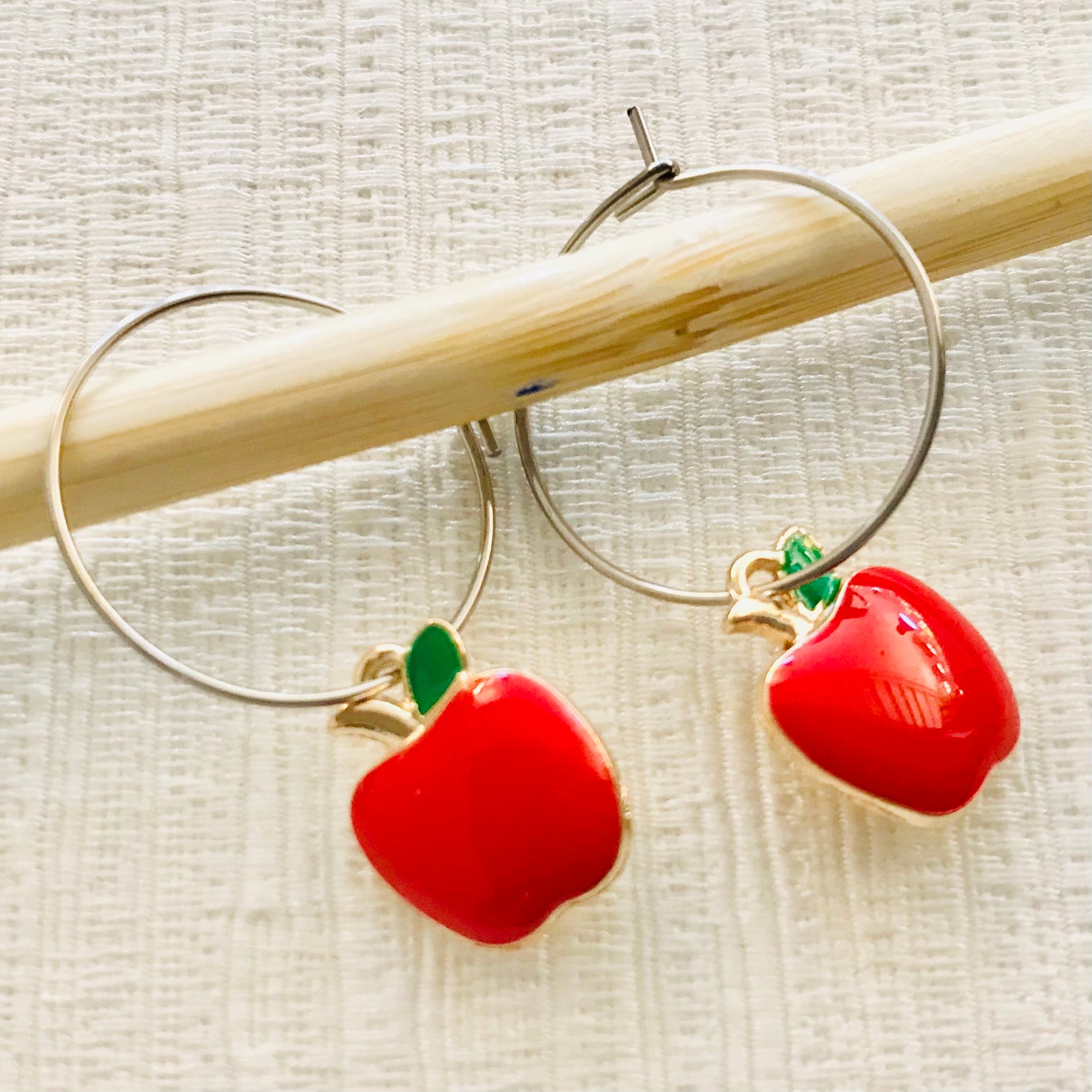 Fruit & Vegetable Hoop Earrings