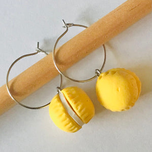 Macaron Hoop Earrings