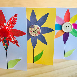 Handmade 3D Flower Greeting Cards