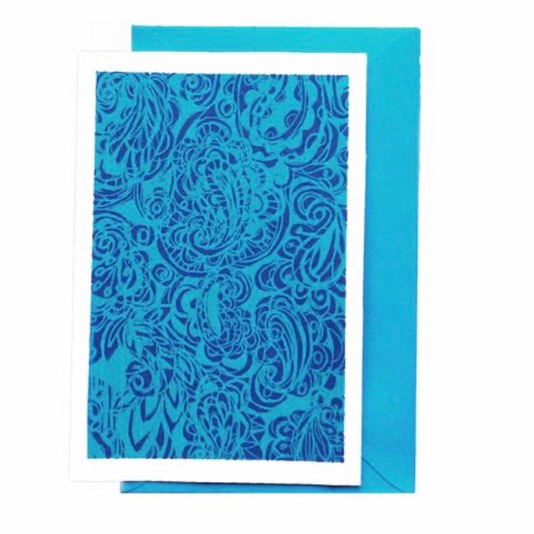 Mixed Media Recycled A6 Art Print Greeting Cards with Envelopes