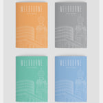 Melbourne Landmark Art Print Greeting Cards