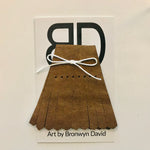 Hand painted leather, faux-leather, perspex & vinyl Shoe Tassel Fringe