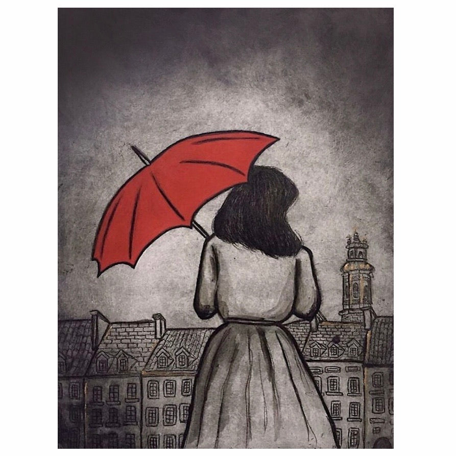 Original Art Print Blank Greeting Cards - individual