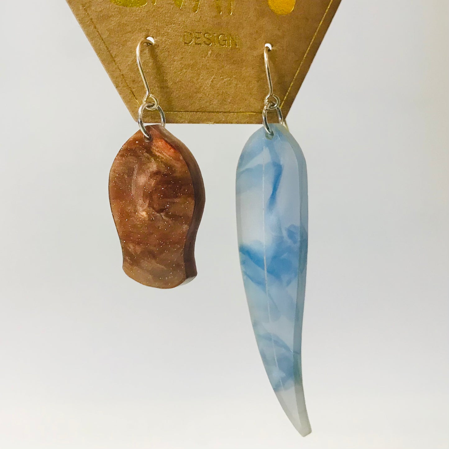 Gumnut and Leaf Odd Earrings