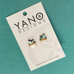 Mini Pot Plant Laser Cut Stud Earrings