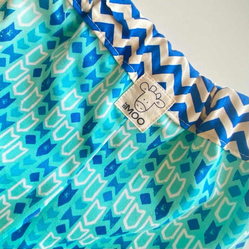 Handmade Cotton Shorts - Arrows (size 1)